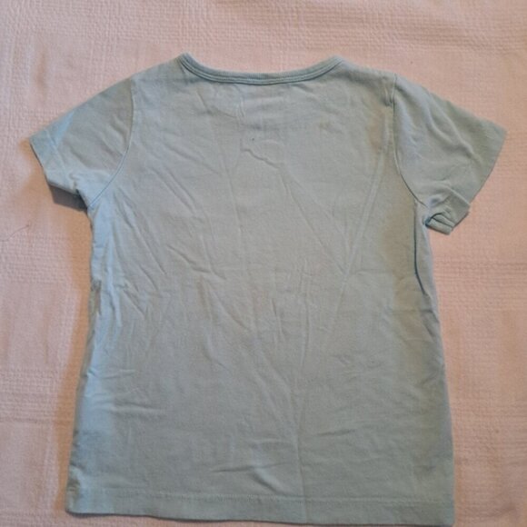 Baby Boden girls 2-3 years lobster applique short sleeve shirt, has a few marks - Picture 5 of 7